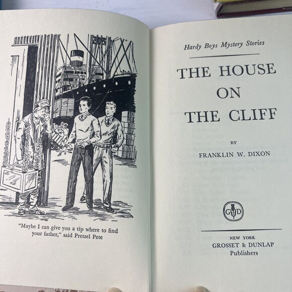 The Hardy Boys #2 The House On The Cliff Hardcover 1959 - Picture 6 of 6